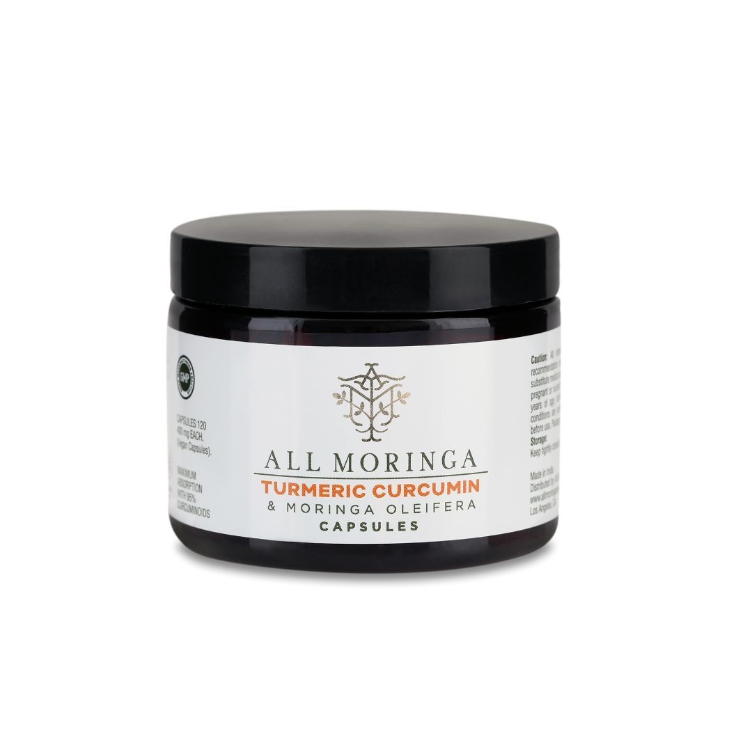 Premium Organic Turmeric Curcumin, Moringa Isothiocyanates & Black