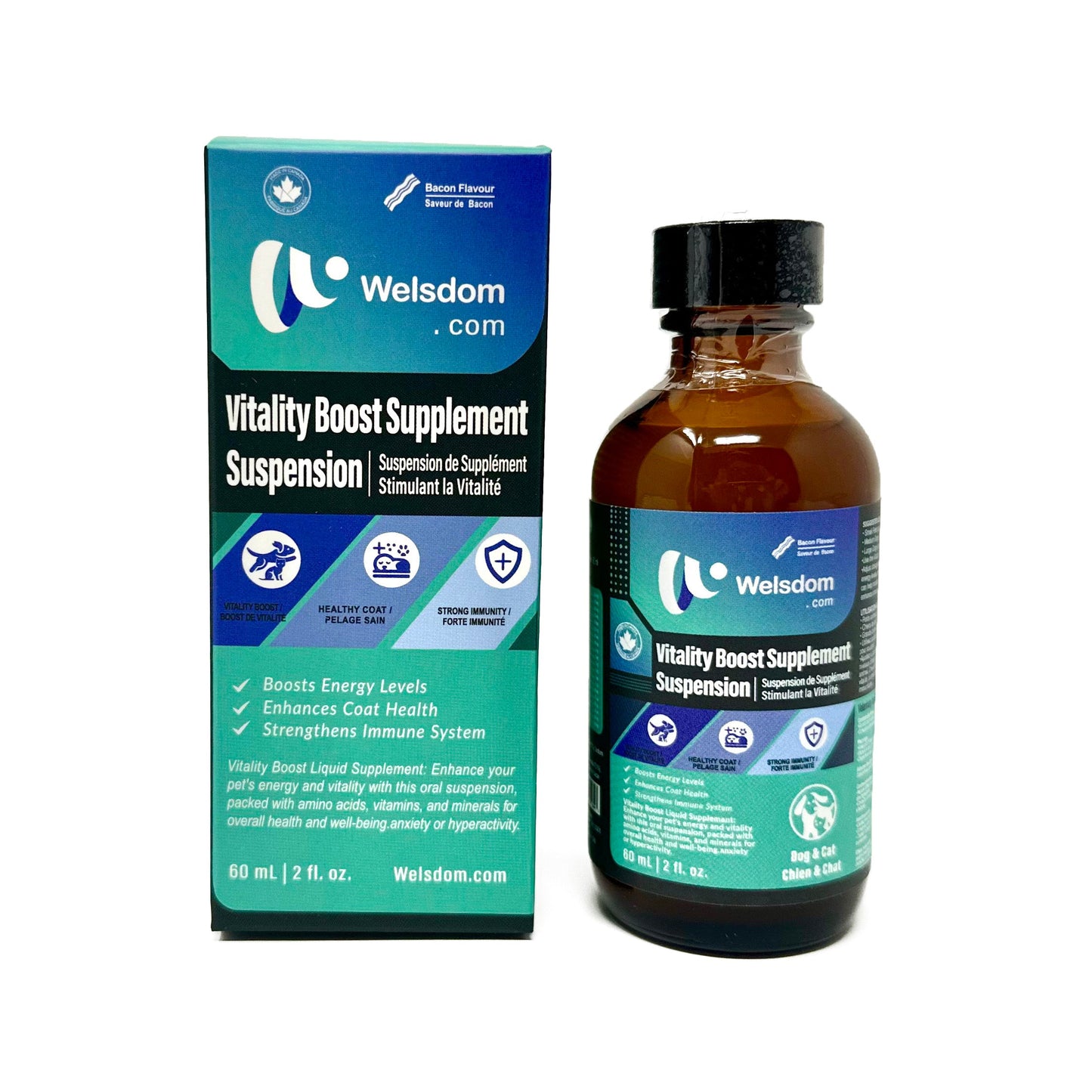Vitality Boost Liquid Supplement for Pets | Energy & Health Support